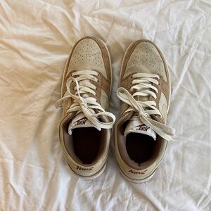 Nike Dunk Low Medium Curry Suede Brown and Tan Sneakers Men’s size 7